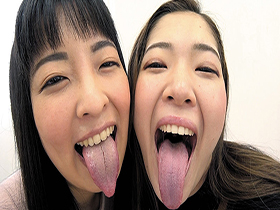 唾液交換ベロ貝合わせレズキス　サンプル画像13